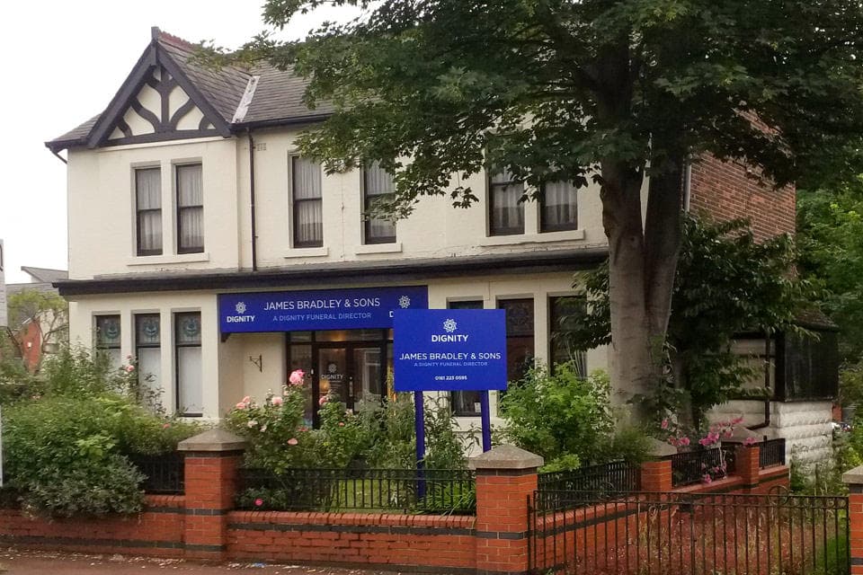 James Bradley & Sons Funeral Directors in Clayton, Manchester.