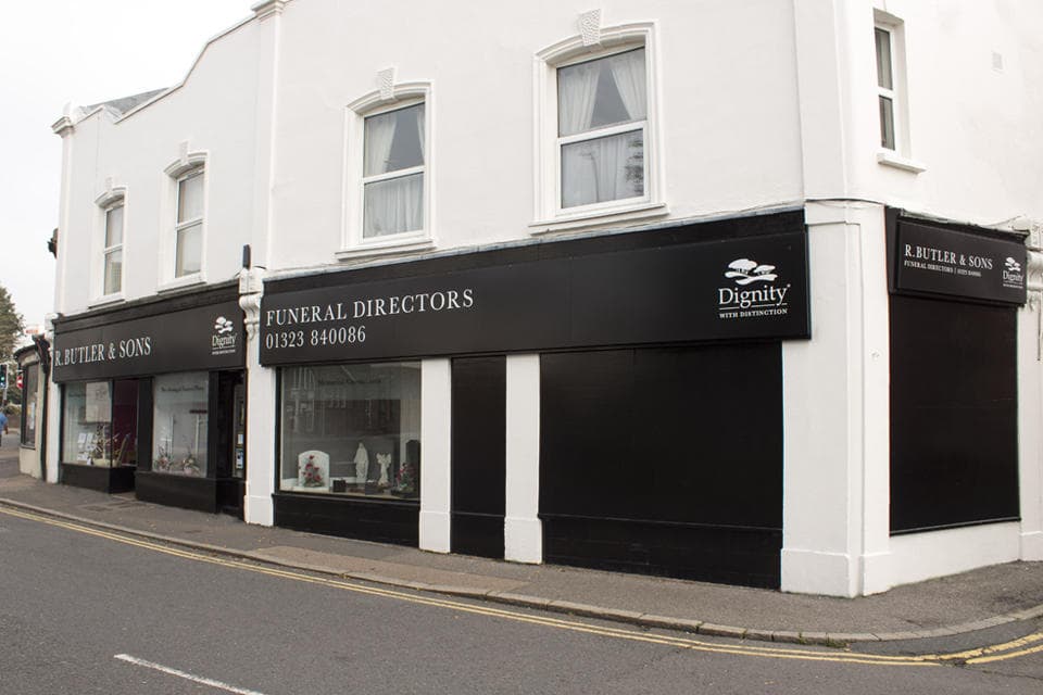 R Butler & Sons Funeral Directors in Hailsham, East Sussex.