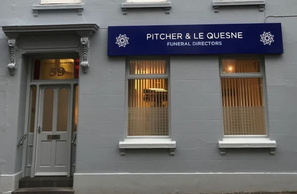Pitcher & Le Quesne Funeral Directors in St Helier, Jersey.