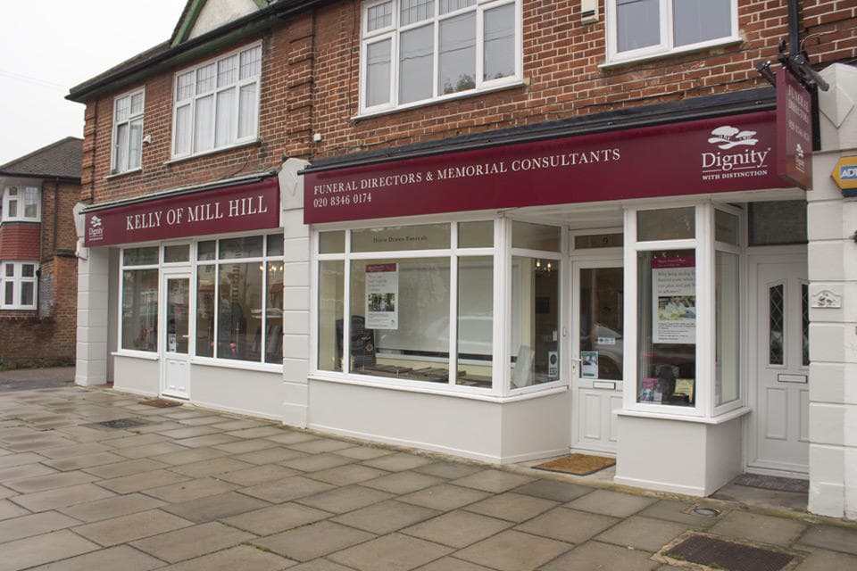 Kelly of Mill Hill Funeral Directors in Holders Hill Road, Hendon