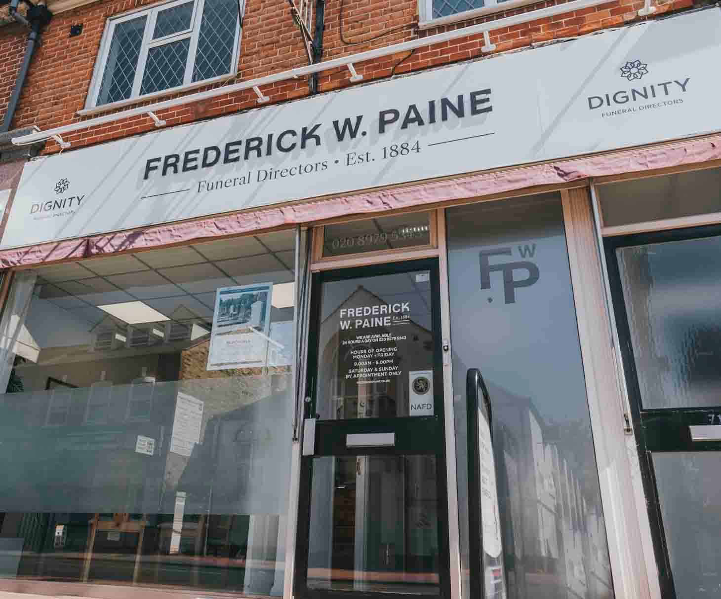Frederick W Paine Funeral Directors