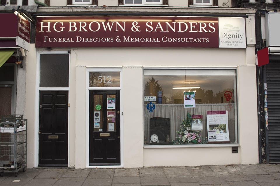 H G Brown & Sanders Funeral Directors in Heston
