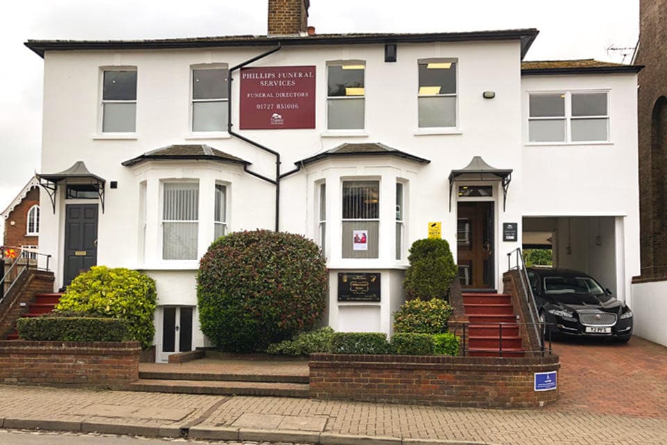 Phillips Funeral Directors in 68 Alma Road, St Albans
