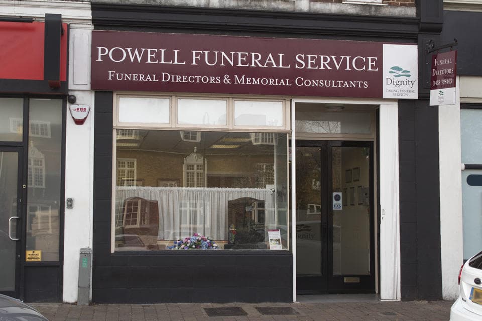 Powell Funeral Directors in Stevenage, Hertfordshire.