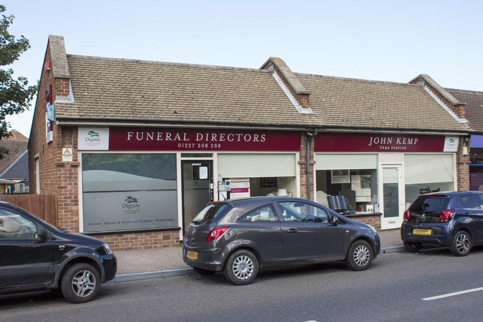 John Kemp Funeral Directors in Herne Bay, Kent.