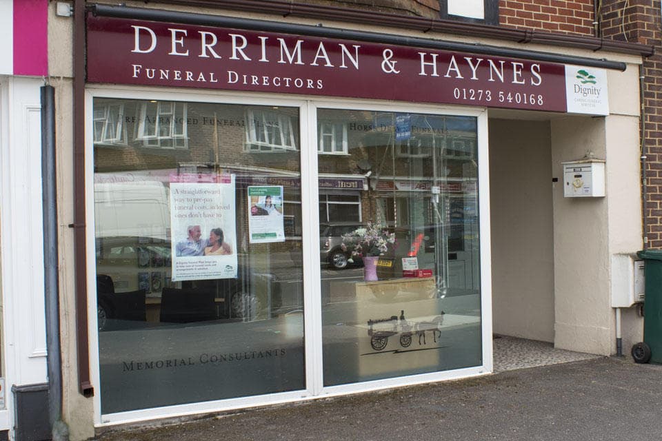 Derriman & Haynes Funeral Directors in Patcham, Brighton.